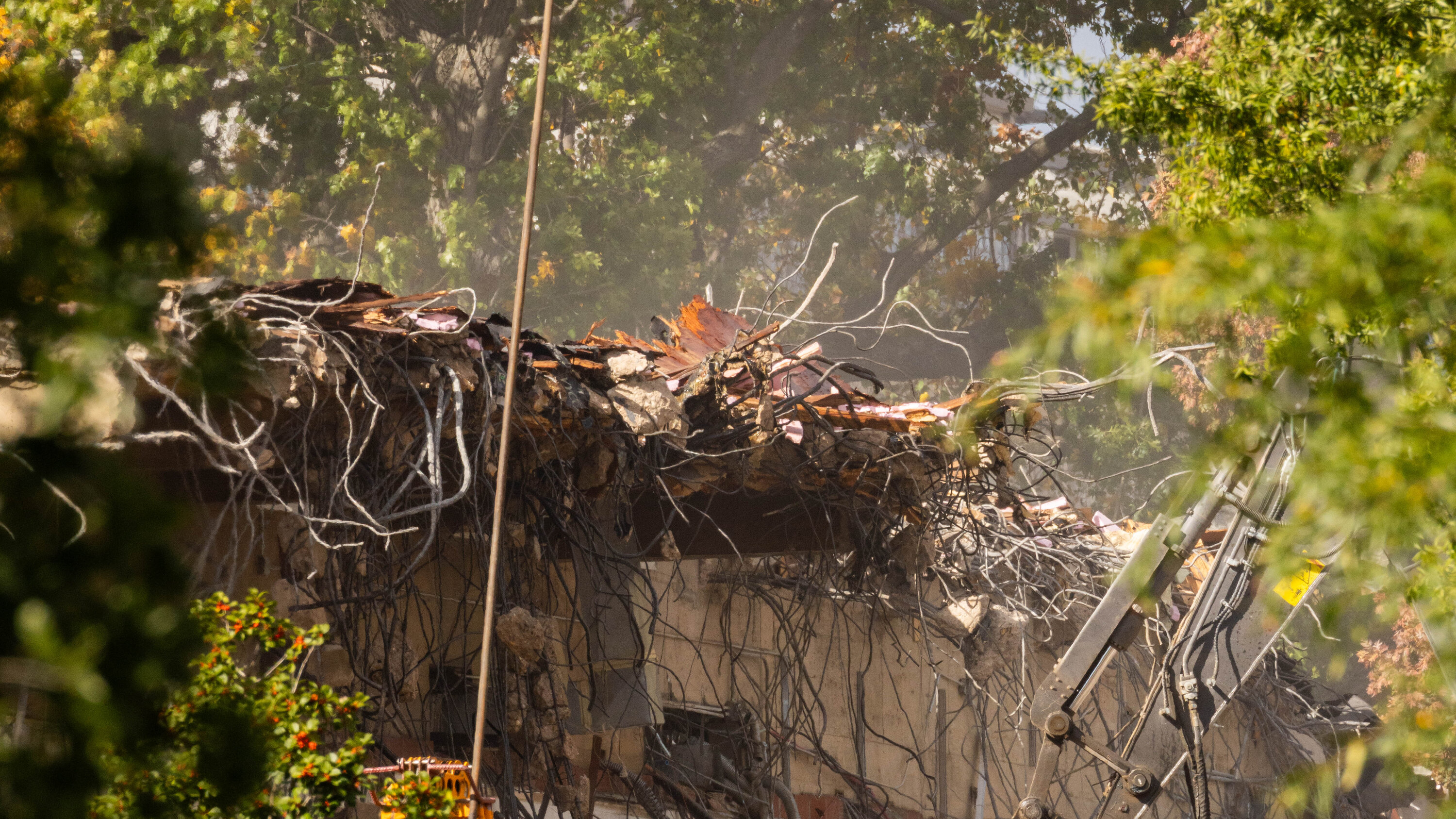 RpsAgainstTrump's tweet card. President Trump initially said the ballroom construction would not dismantle parts of the White House. His officials now say it is cheaper and more structurally sound to simply demolish the East Wing.