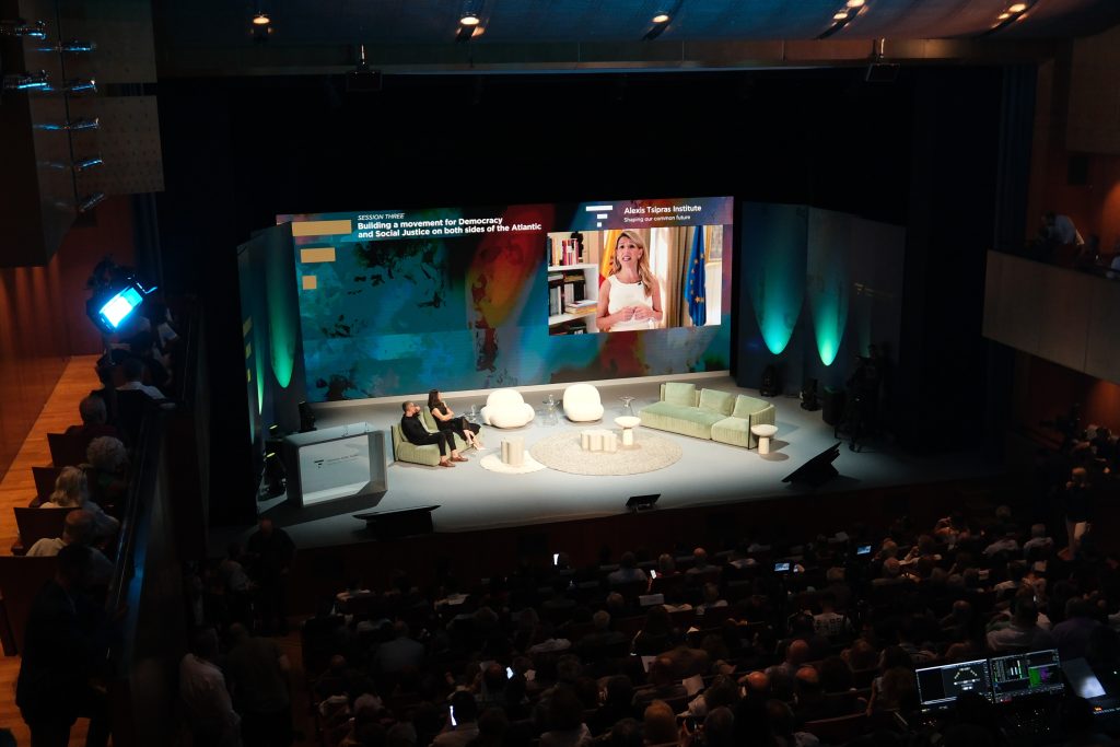 ATsiprasInst's tweet card. «Αυτή η Διάσκεψη μας καλεί να κάνουμε κάτι τόσο επείγον όσο και αναγκαίο: Να ανασυστήσουμε ένα διατλαντικό κίνημα για την ισότητα. Και, κυρίως, για τη