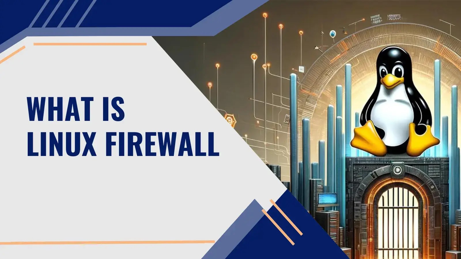 The_Cyber_News's tweet card. A Linux firewall is a device that inspects Network traffic ( Inbound /Outbound connections ) and makes a decision to pass or filter out the traffic.