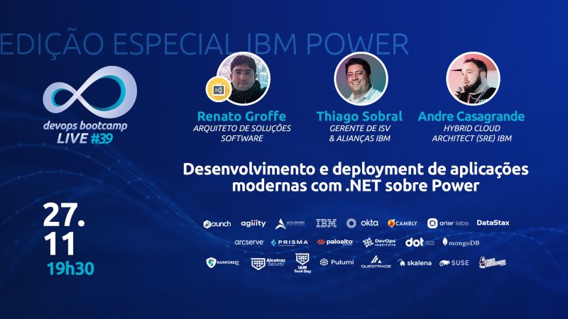 AmandaSPinto's tweet card. 🚀 Prepare-se para a edição mais épica do #DevOpsBootcampLive! 🔴 27 de Novembro | 19h30 – Ao vivo e gratuito! O maior ecossistema de #DevOps do Brasil está reunido para uma noite inesquecível! 🤩...