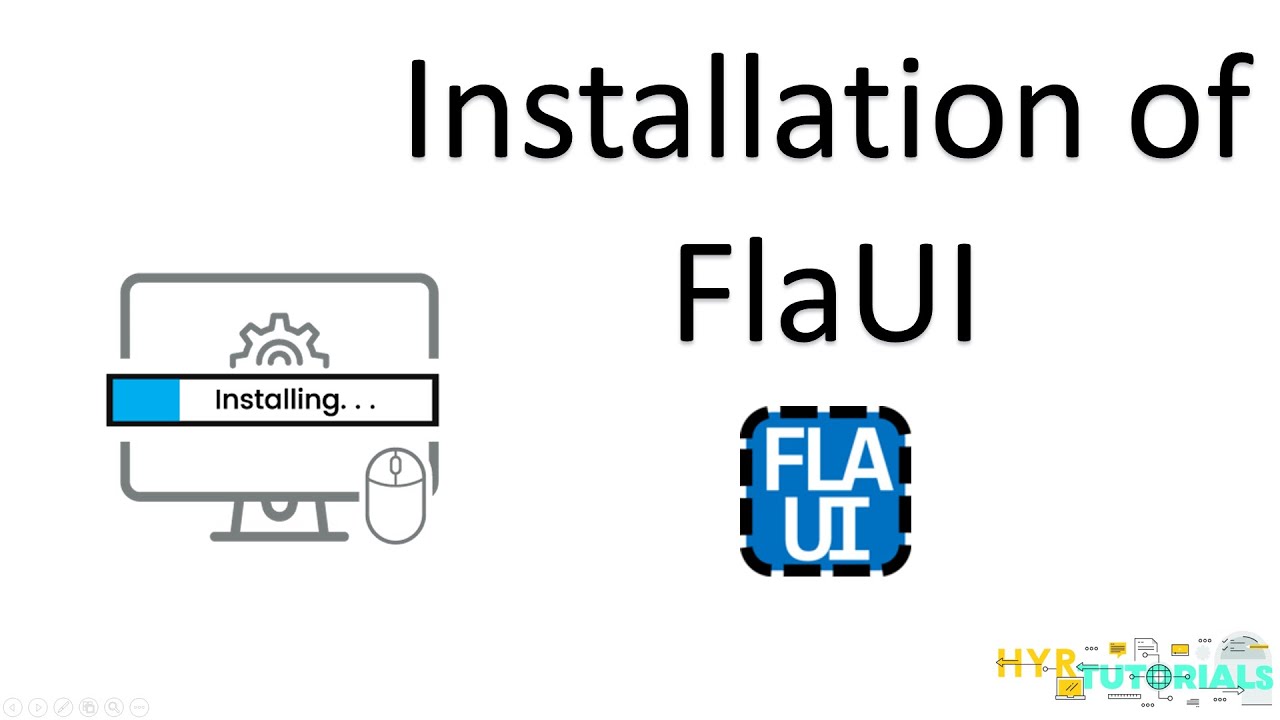Hyrtutorials's tweet card. P6 - Installation of FlaUI | Windows Automation Tool | FlaUI |