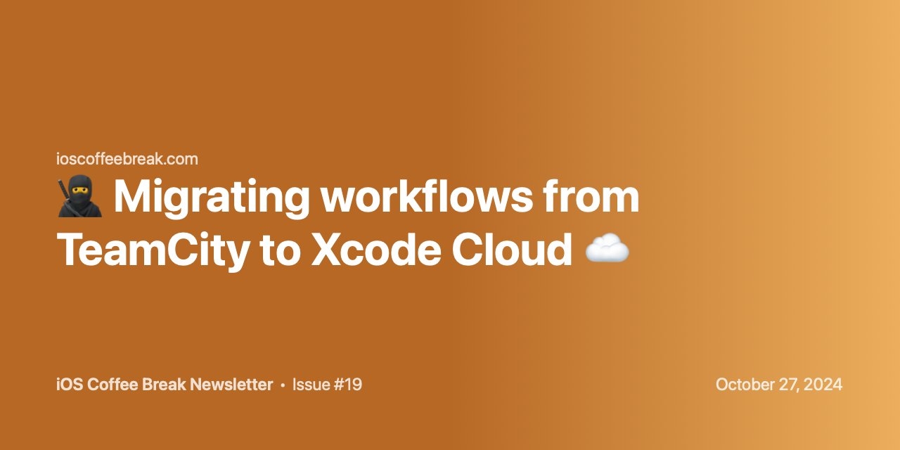 tiagodhenriques's tweet card. Last week, I have been migrating our CI/CD pipelines from TeamCity to Xcode Cloud. Xcode Cloud is a Continuous Integration and Continuous Delivery (CI/CD) platform provided by Apple.
