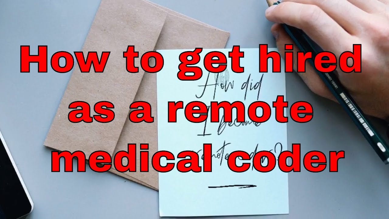 angiethecoder's tweet card. How to get hired as a remote Medical Coder - Work From Home!