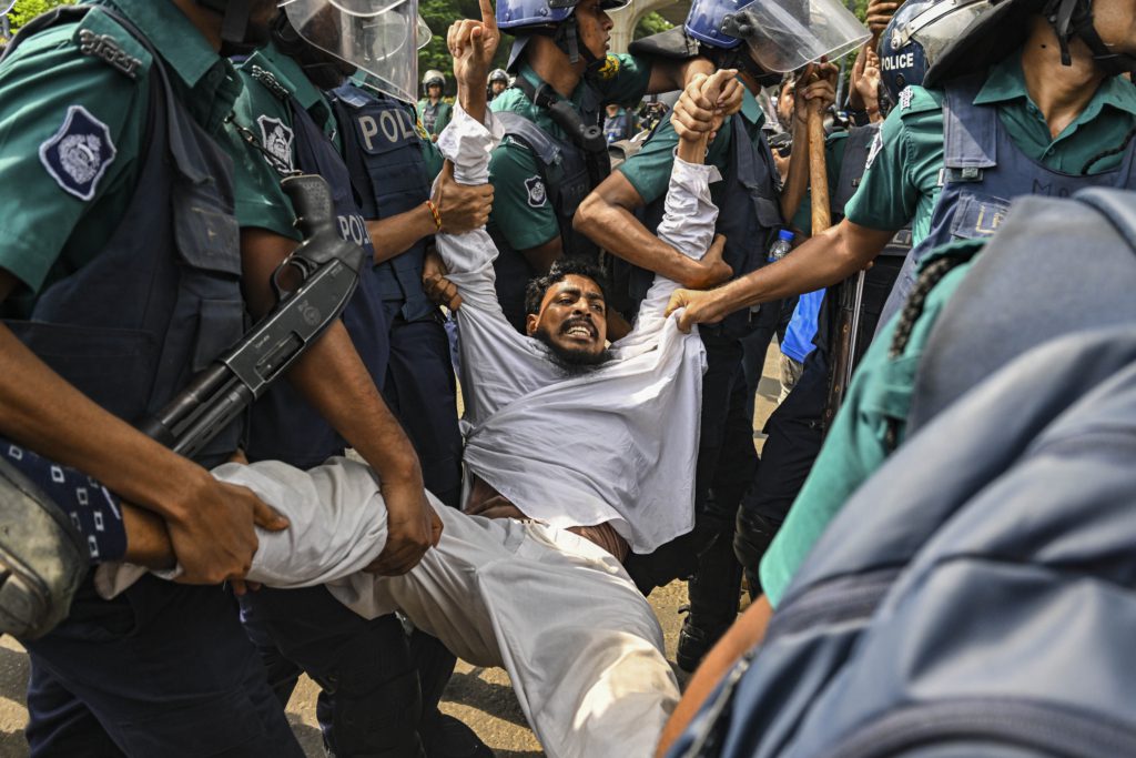nomhossain's tweet card. The Bangladesh government's crackdown against protesters has resulted in the deaths of students, journalists and bystanders alike. Take action now to demand the end of this repression.