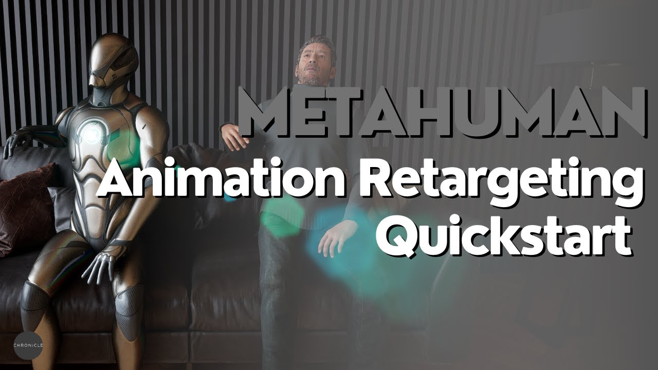 ChronGameStudio's tweet card. Manny to Metahuman Animation Retargeting Quickstart