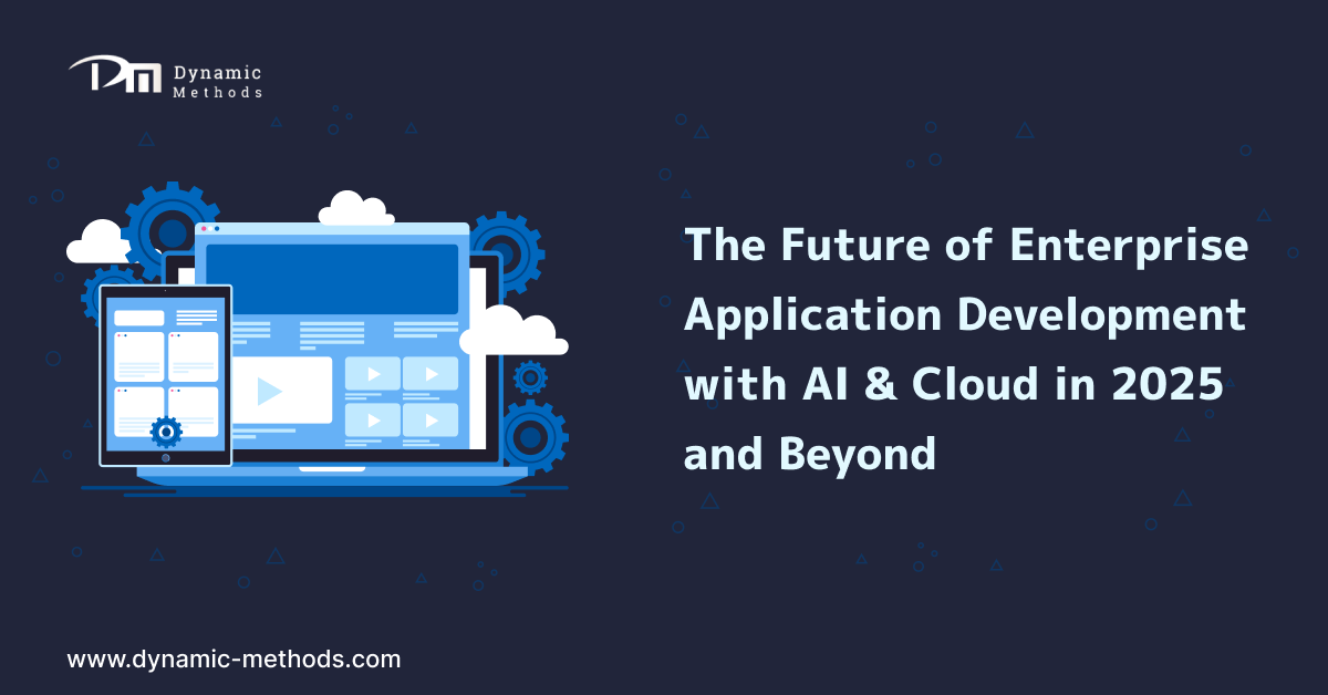 1DynamicMethods's tweet card. Explore how AI and cloud are shaping enterprise applications in 2025. Learn trends, benefits, and how smart software is transforming businesses.