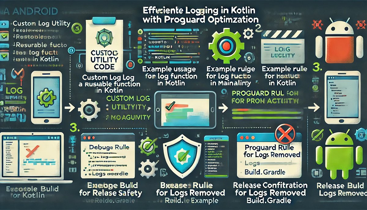 proandroiddev's tweet card. In Android development, logging is crucial for debugging and monitoring your application. However, excessive logging in production can…