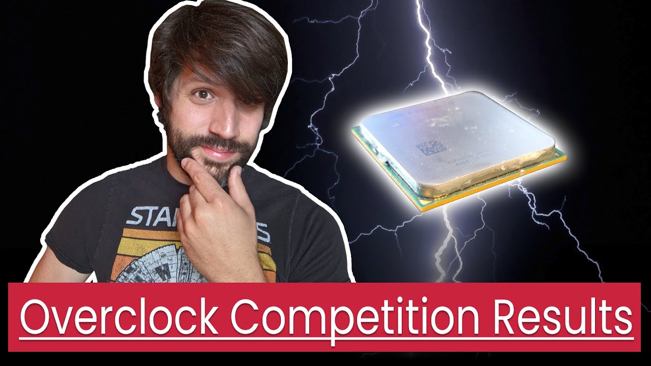 TechTestedYT's tweet card. Overclock Competition Results!