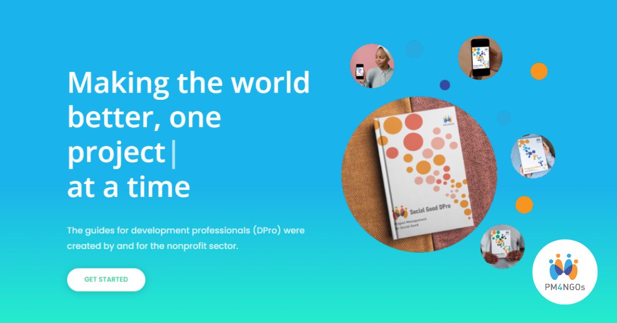 ProjectDPro's tweet card. PM4NGOs promotes best practice guides, methodologies, tools, and techniques to help project managers in the development sector improve the impact of their projects