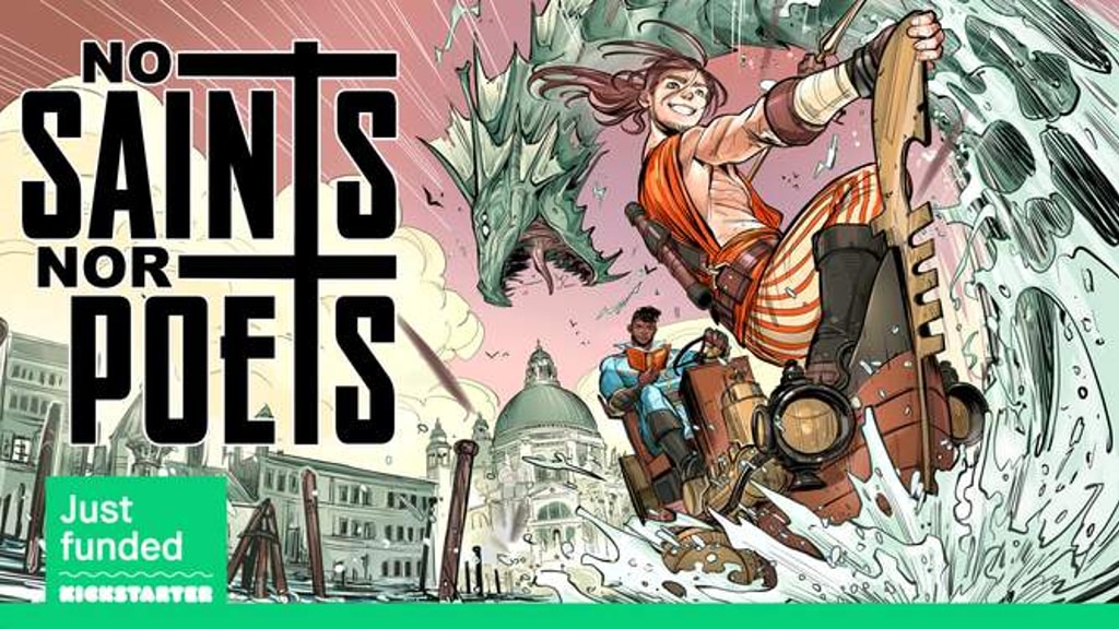 YoZanfardino's tweet card. An Adventure-Romance Comic Full Of Love Triangles, Sea Monsters, and Illegal Motor-Gondola Races.