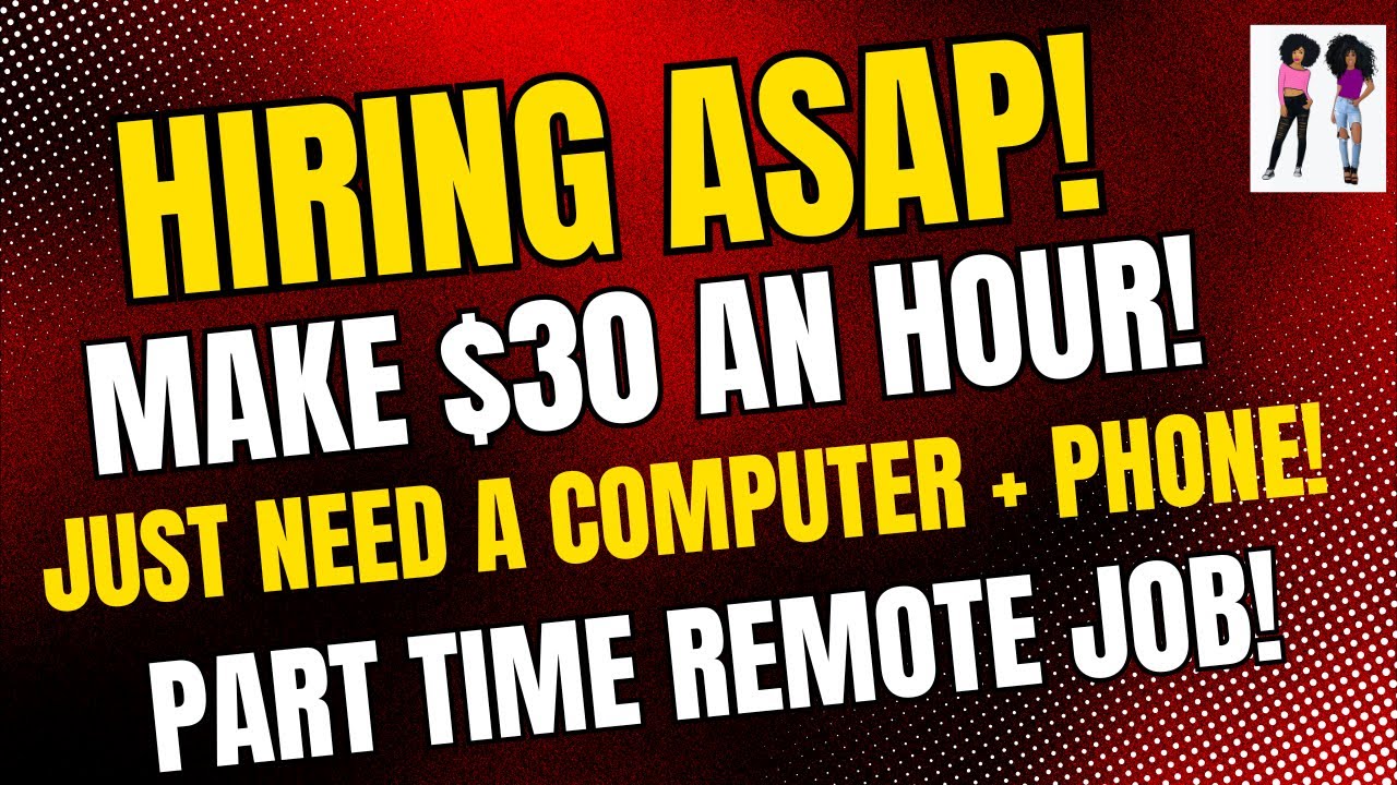 two_hustle's tweet card. Hiring Asap! Make Up To $30 An Hour! Part Time! All You Need Is A...