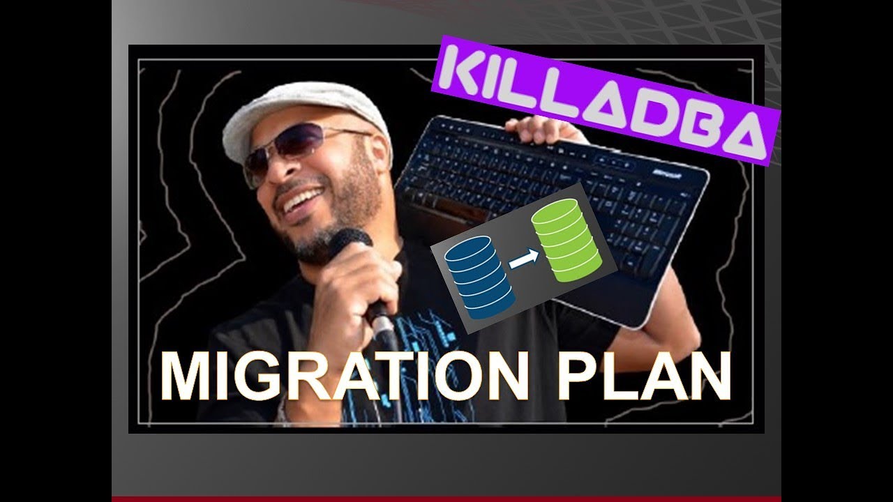 KillaDBA's tweet card. Migration Plan (Drake's song: God's plan parody for SQL Server DBAs)...
