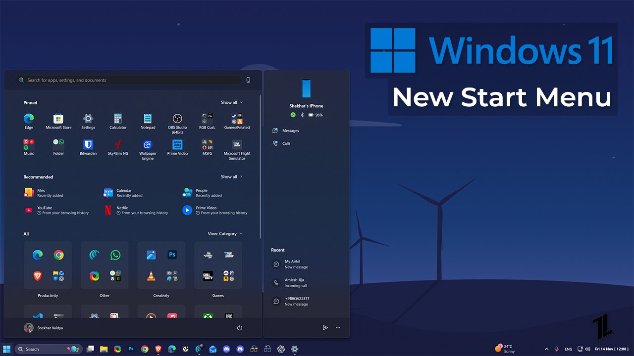 TechLatestOff's tweet card. The new Windows 11 start menu comes with a number of modifications that enhance the user experience. One of the most wanted features is the All Apps list,
