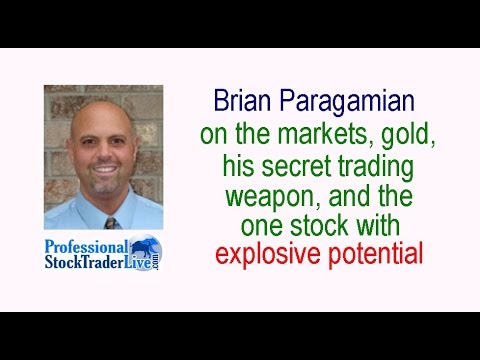 ProStockTrader's tweet card. Brian Paragamian: The 1 stock with explosive potential, gold, his...