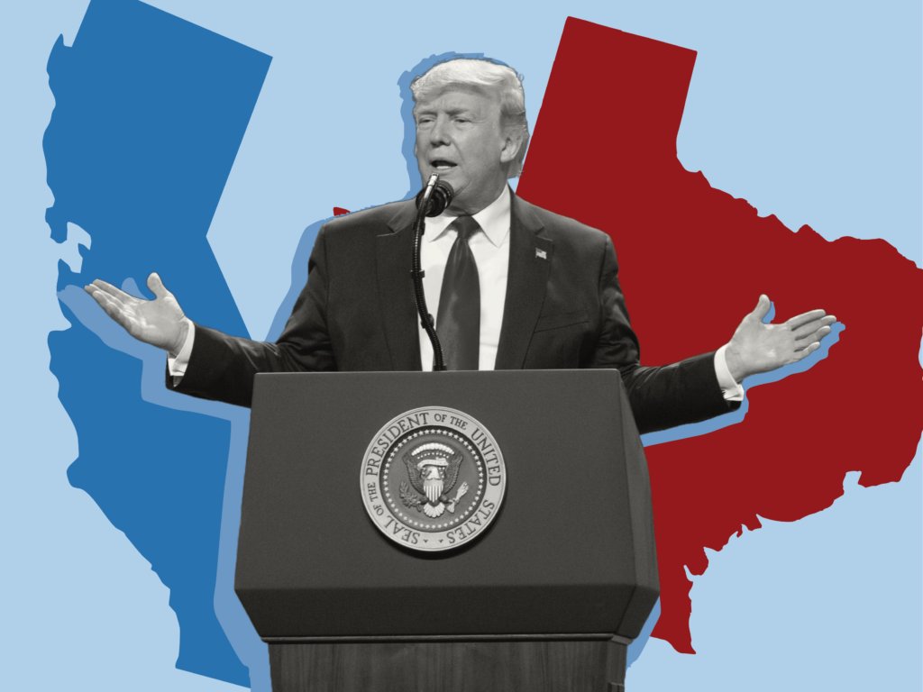 stellamchavez's tweet card. The California Newsroom and the Texas Standard team up to examine how the Trump administration is changing life in two of the nation’s largest states.