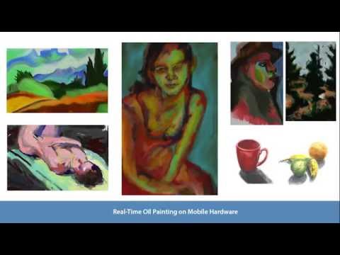 tuan_kuranes's tweet card. Real-Time Oil Painting on Mobile Hardware