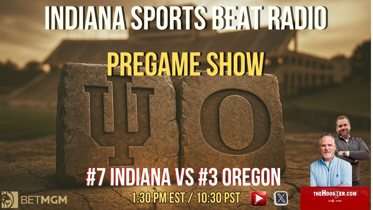 HoosierTailgate's tweet card. ISB: Pregame Show #7 Indiana vs #3 Oregon