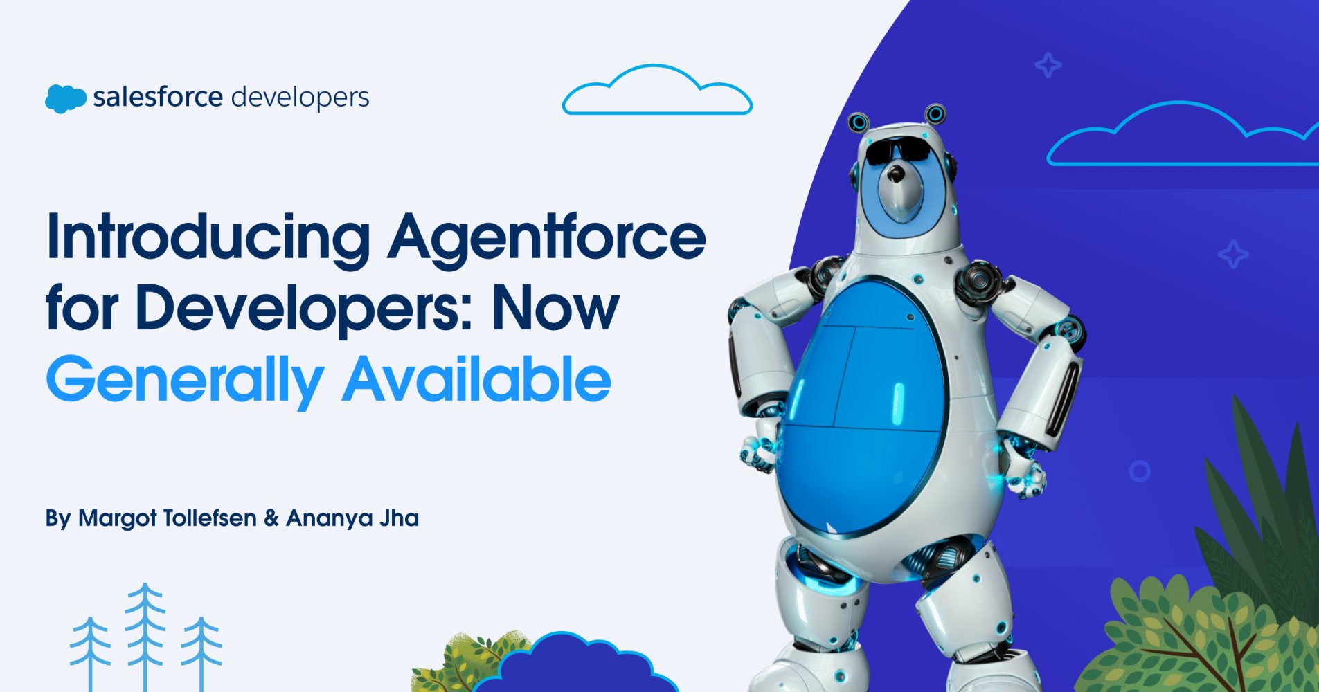 sfdcmindz's tweet card. Agentforce for Developers is now generally available, helping developers build applications and agents faster than ever.