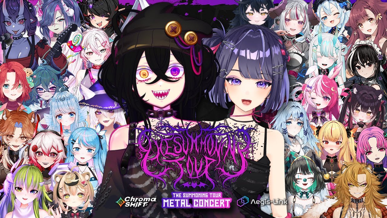MaeFaeCh's tweet card. 【The Summoning Tour 2025】Metal Concert🤘「Aegis-Link x ChromaSHIFT」
