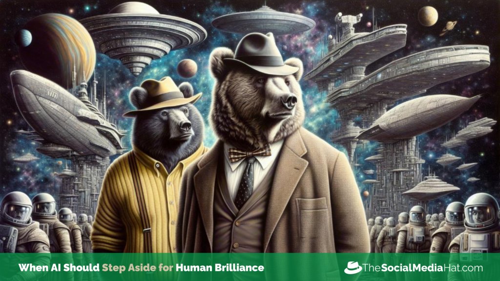 mike_allton's tweet card. Understanding the fine line between AI assistance and the necessity of human intuition.