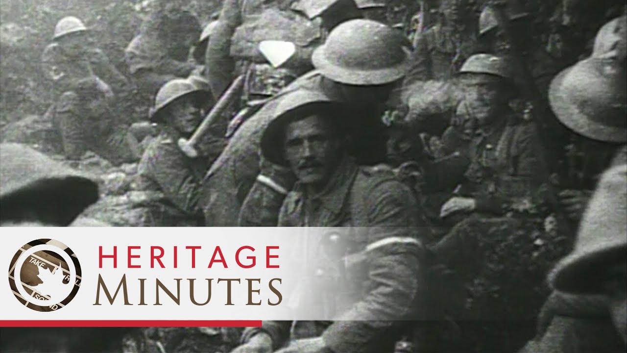 HistoricaCanada's tweet card. Heritage Minutes: Vimy Ridge