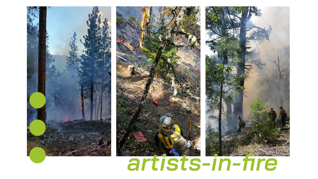 CACoastFire's tweet card. The Confluence Lab’s inaugural “Artists-In-Fire” (AIF) Residency will support a group of artists and creative writers in the Pacific Northwest and adjacent regions as boots-on-the-ground participants...