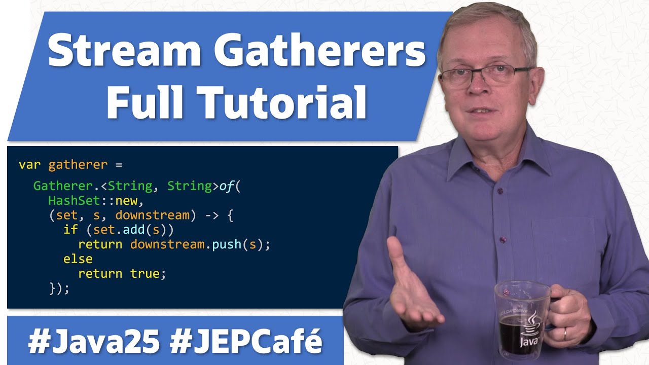 OracleRules's tweet card. Deep Dive into Gatherers - JEP Cafe #24