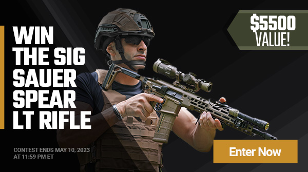 buildingcodeguy's tweet card. Win A Nemo Arms Omen Watchman Rifle w/ Trijicon Tenmile 3-18x44 Scope