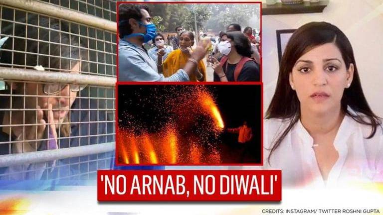 republic's tweet card. 'No Arnab, No Diwali,' Sushant's sister Shweta asserts; Netizens shed tears in support