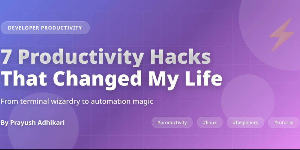 wannabe_prayush's tweet card. Hey there! I am glad you ended up here. Look, I've tried every productivity hack under the sun, and...