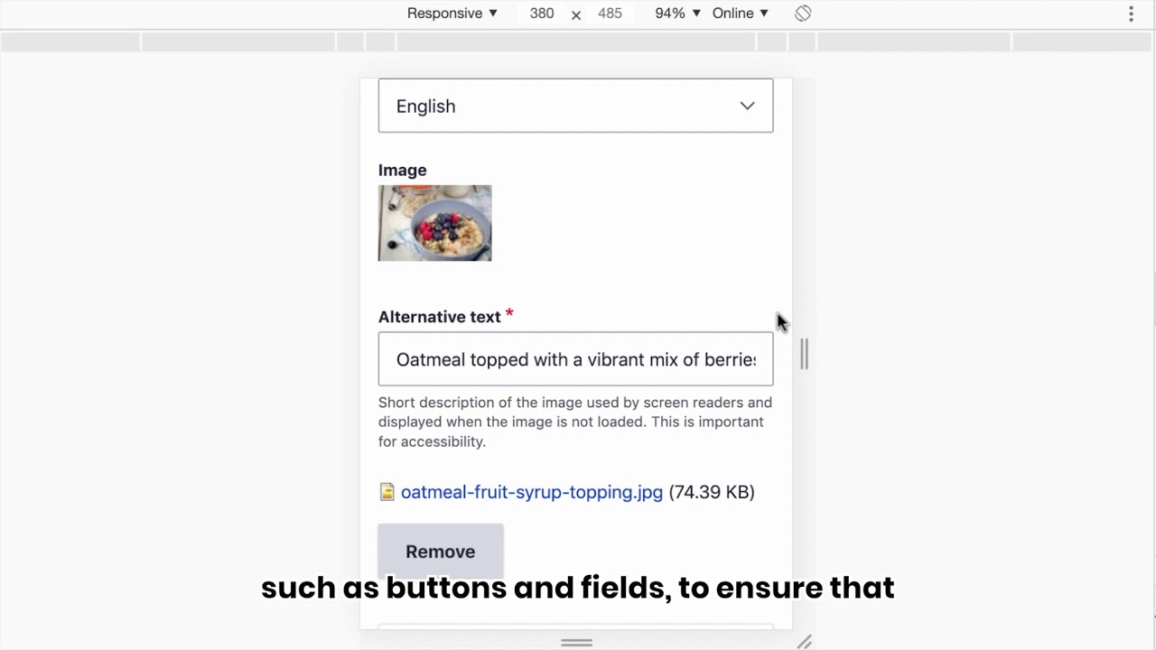 Dries's tweet card. An update on Drupal 8's new administration theme called Claro