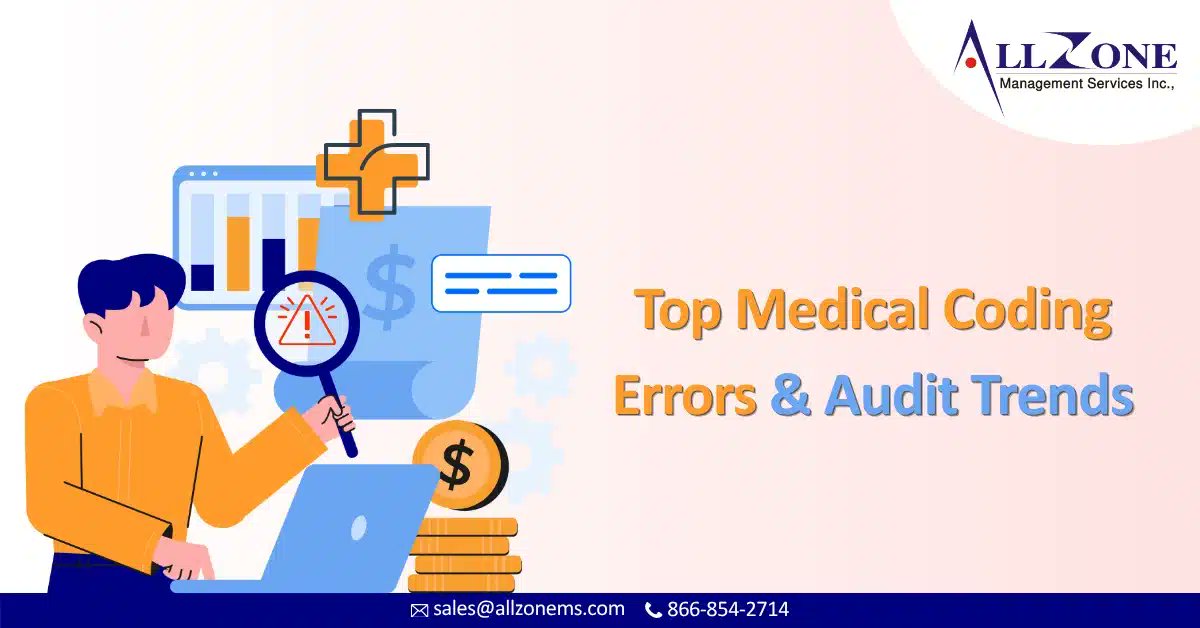 Allzone_Online's tweet card. Discover the top medical coding errors, 2025 audit trends, and strategies to reduce denials, enhance coding accuracy, and strengthen revenue integrity.