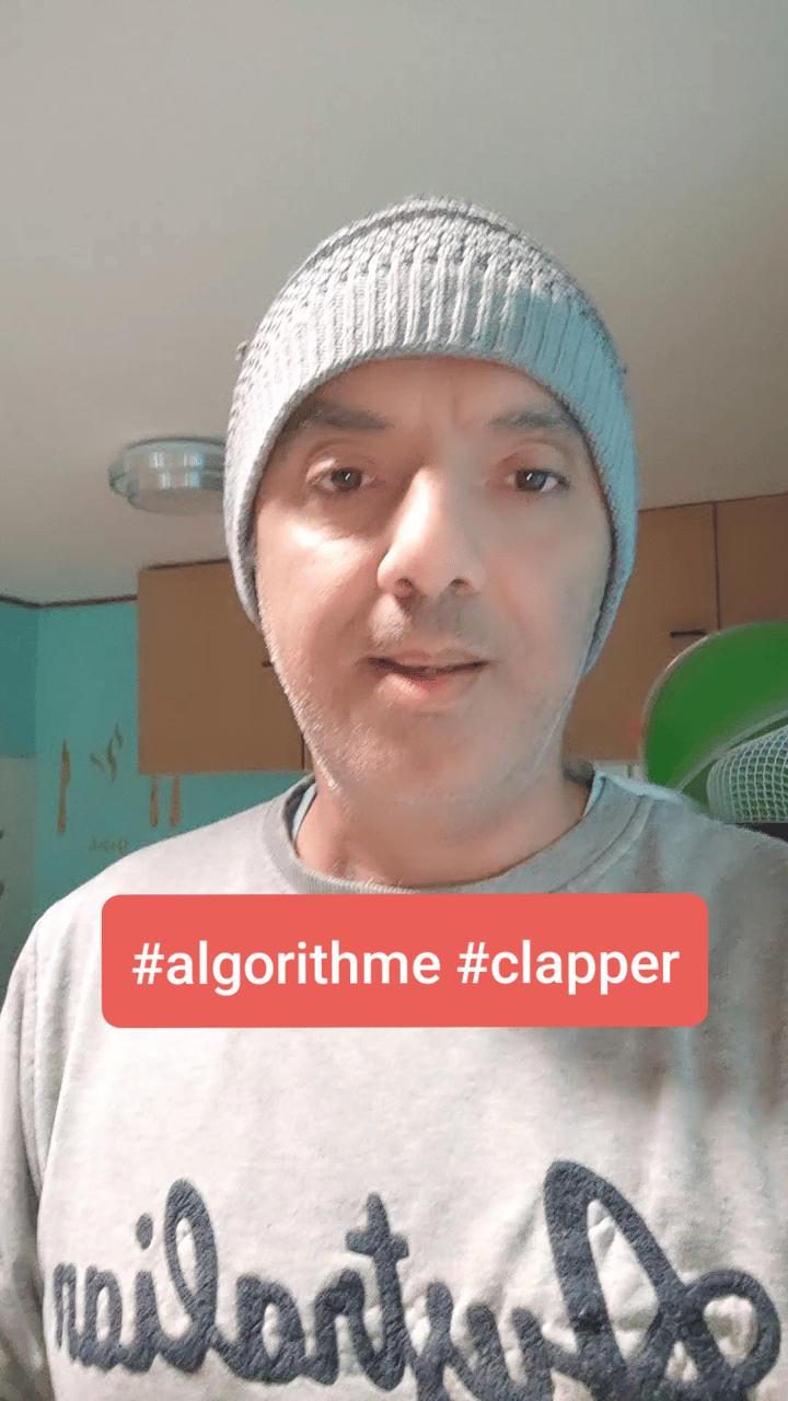 hoarauj1's tweet card. Horau Jo @HorauJo has created a short video on Clapper | #algorithme #clapper
