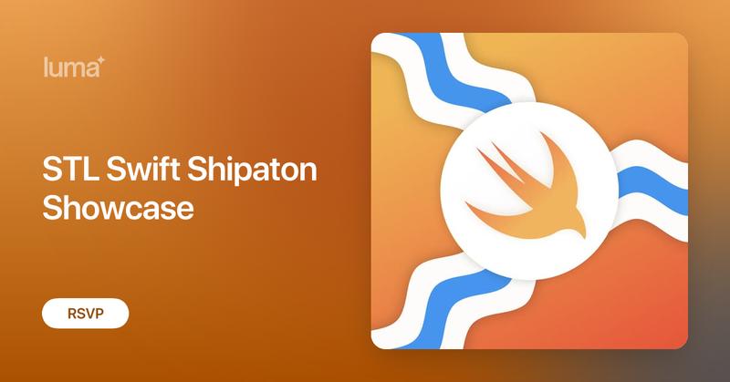 STL_Swift's tweet card. Join STL Swift for our Shipaton Showcase — a local, in-person celebration of indie app launches, held alongside the global Shipaton event. Meet fellow Apple…
