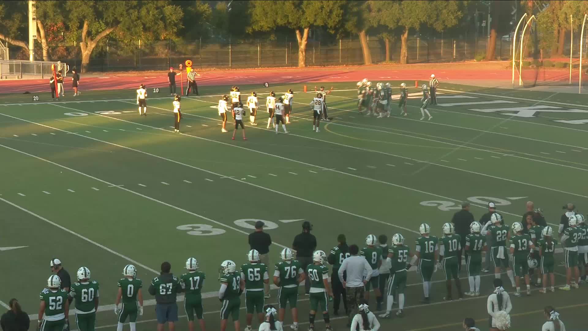 justinfung2027's tweet card. 2025 - WEEK 1 VS MVHS