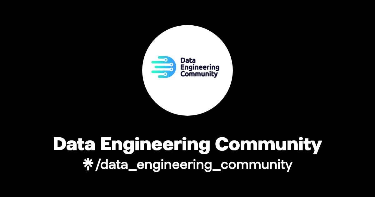 data_dec's tweet card. Providing Data Engineers a supportive and collaborative platform