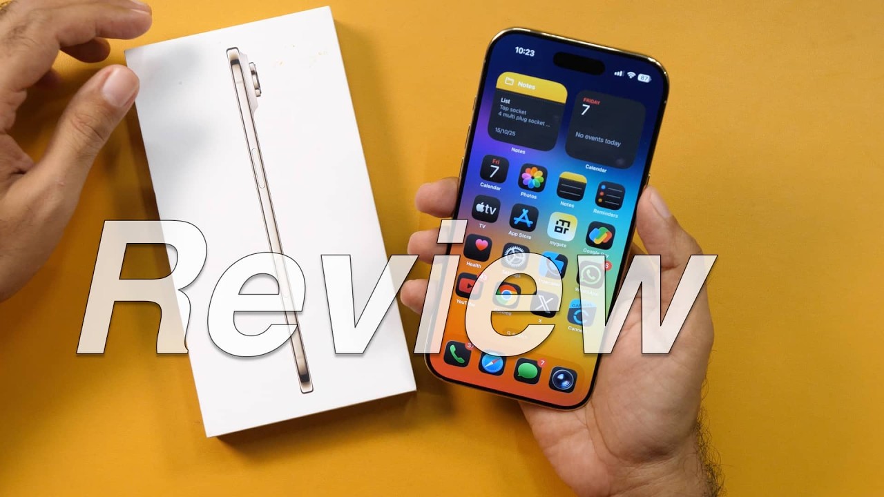 geekyranjit's tweet card. iPhone Air Review after 40 days - Love & Hate Relationship