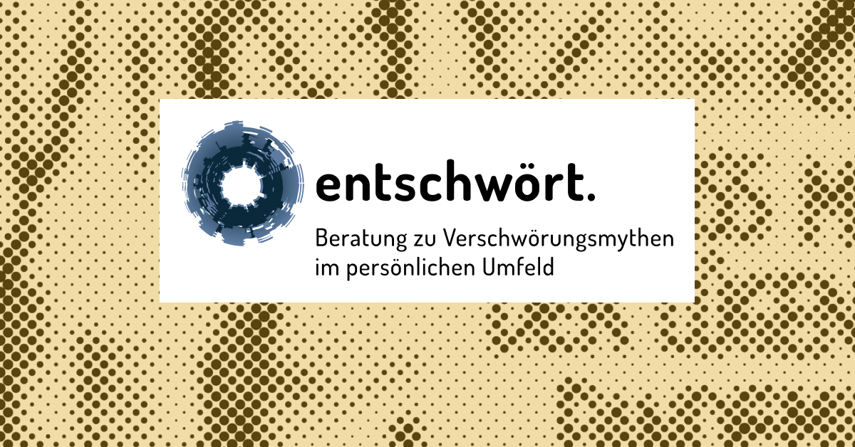 BlickeLicht's tweet card. Lassen Sie sich beraten, wenn Bekannte oder Verwandte in Ihrem Umfeld an Verschwörungserzählungen glauben. Gemeinsam finden wir einen Umgang.