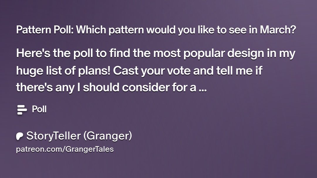 EmilyHickson5's tweet card. Get more from StoryTeller (Granger) on Patreon