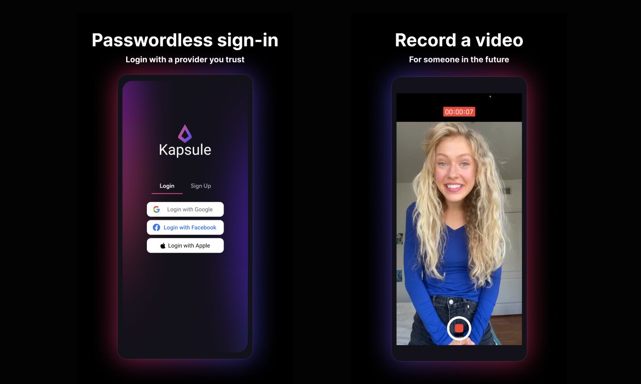 BetaList's tweet card. Record and share video messages with anyone in the future