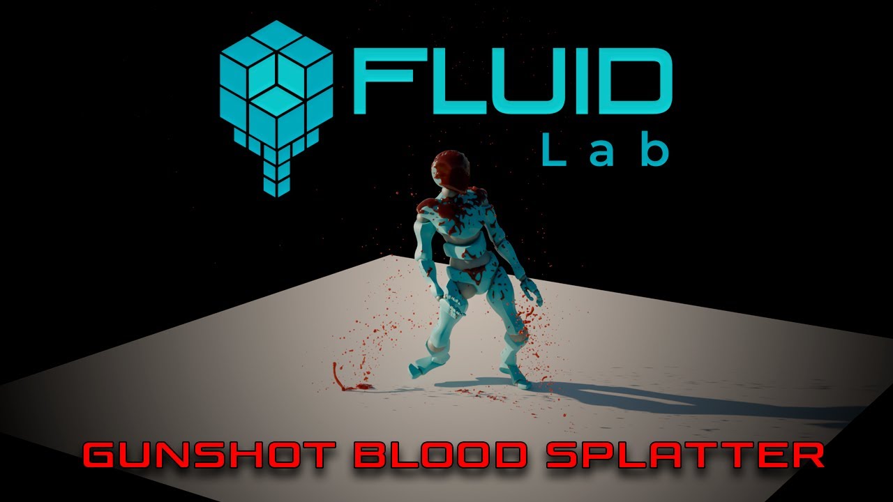 RbdLabStudio's tweet card. FluidLab - Blood Splatter Tutorial