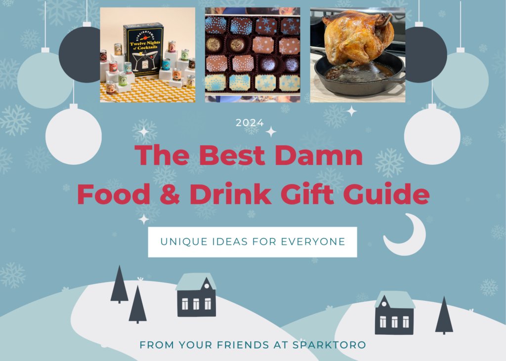 sparktoro's tweet card. Everyone’s favorite food and drink gift guide is back with all-new picks! Same same, but different. It’s the 5th anniversary of this gift guide. Same