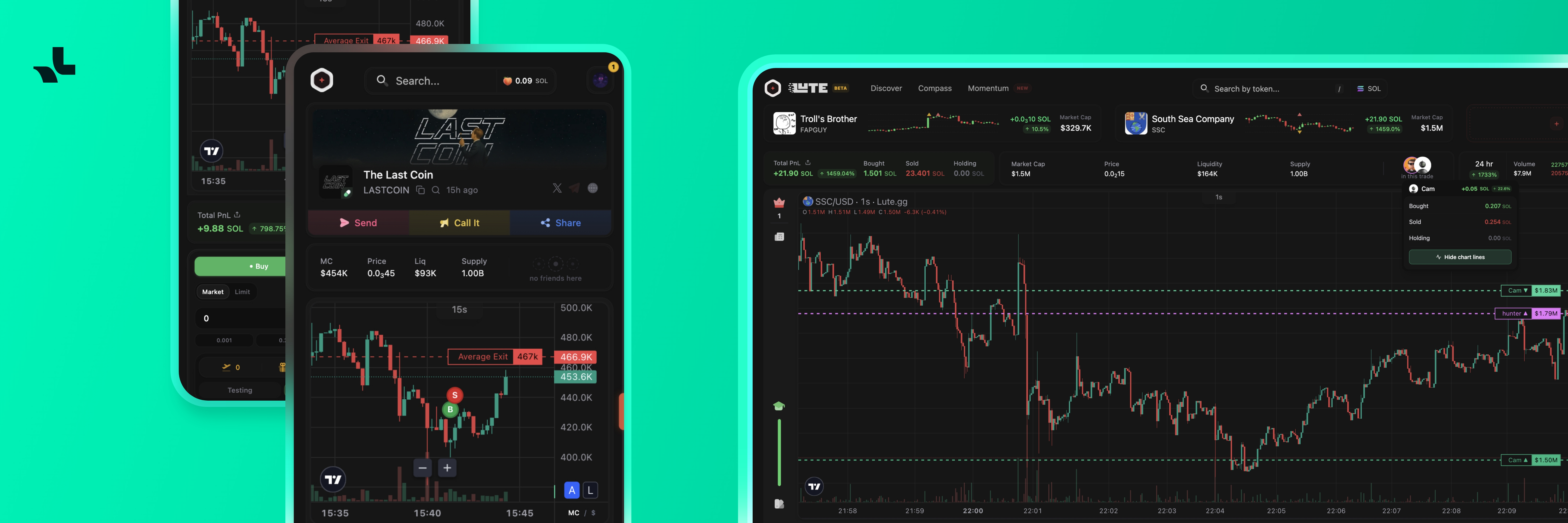 coinkong's tweet card. Welcome to the future of decentralized trading.