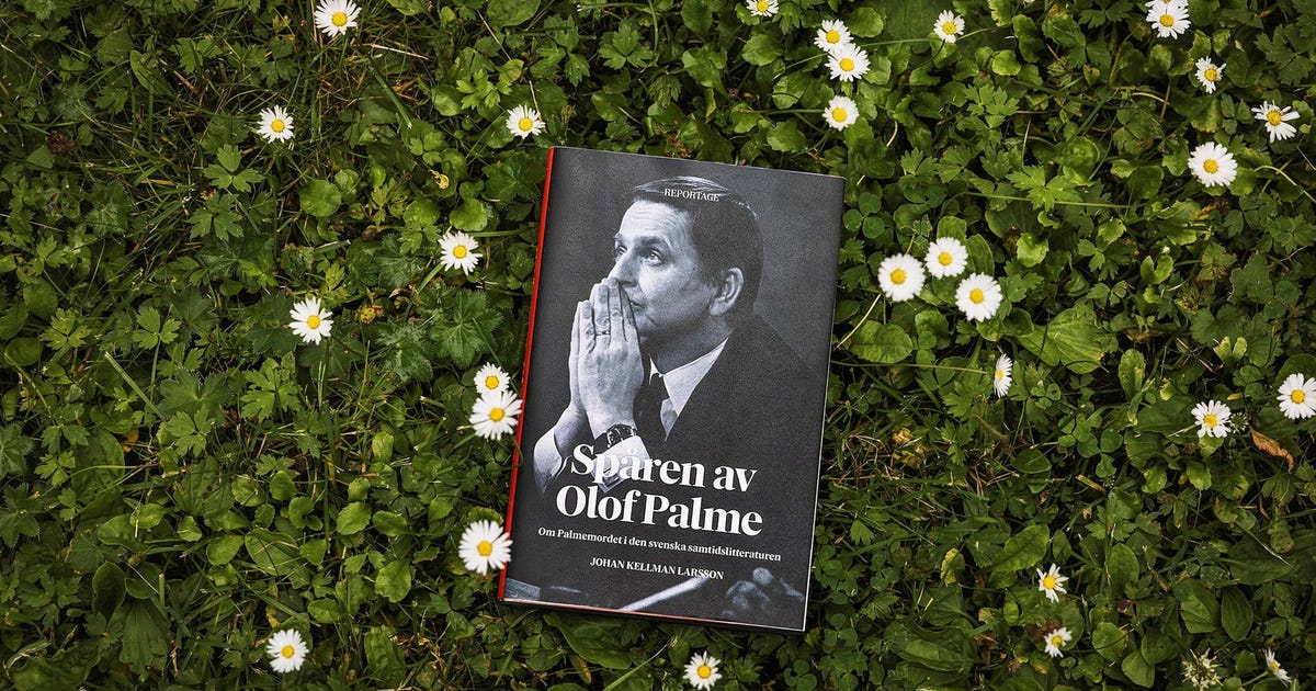 johankellman's tweet card. Snart 40 år efter mordet på statsminister Olof Palme flödar det ut romaner om nationaltraumat.
