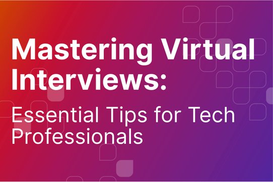 Molly_Cariker's tweet card. Ace your next tech job interview with virtual interview tips on setup, soft skills, and confidence from industry experts.