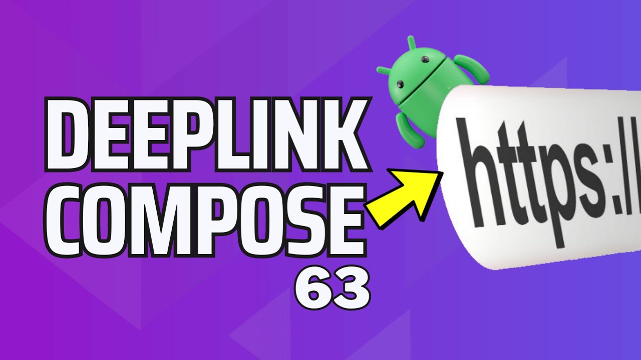 progdeelite's tweet card. COMO GERAR, USAR E DEFINIR DEEPLINKS NO ANDROID STUDIO EM COMPOSE COM...