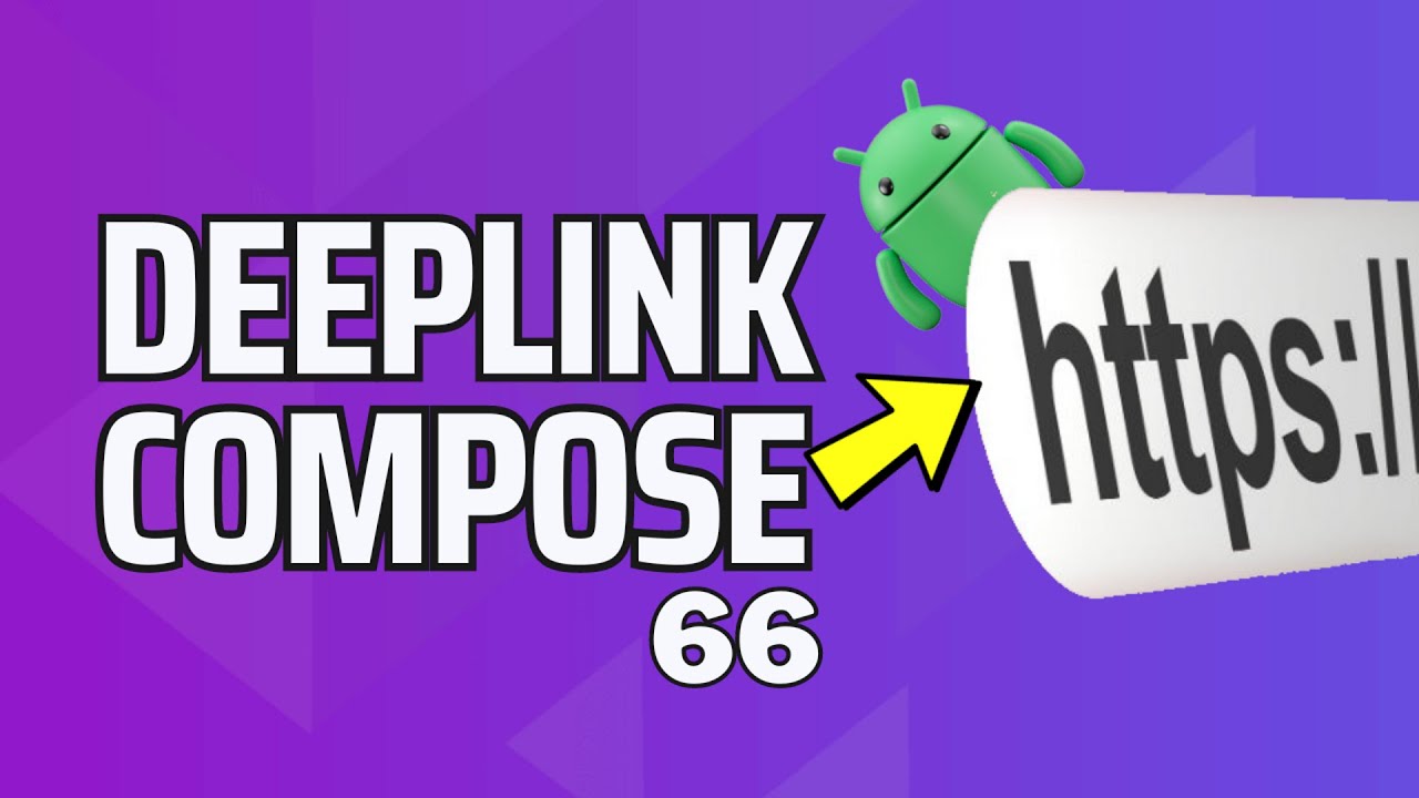 progdeelite's tweet card. COMO GERAR, USAR E DEFINIR DEEPLINKS NO ANDROID STUDIO EM COMPOSE COM...