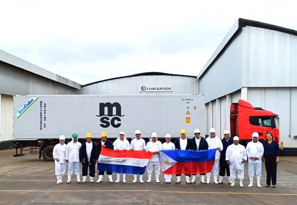 Capexpy's tweet card. Paraguay concretó el primer embarque de productos cárnicos con destino a la República de Filipinas, tras la reciente habilitación para exportar proteína bovina, porcina y aviar a ese país del sudeste...