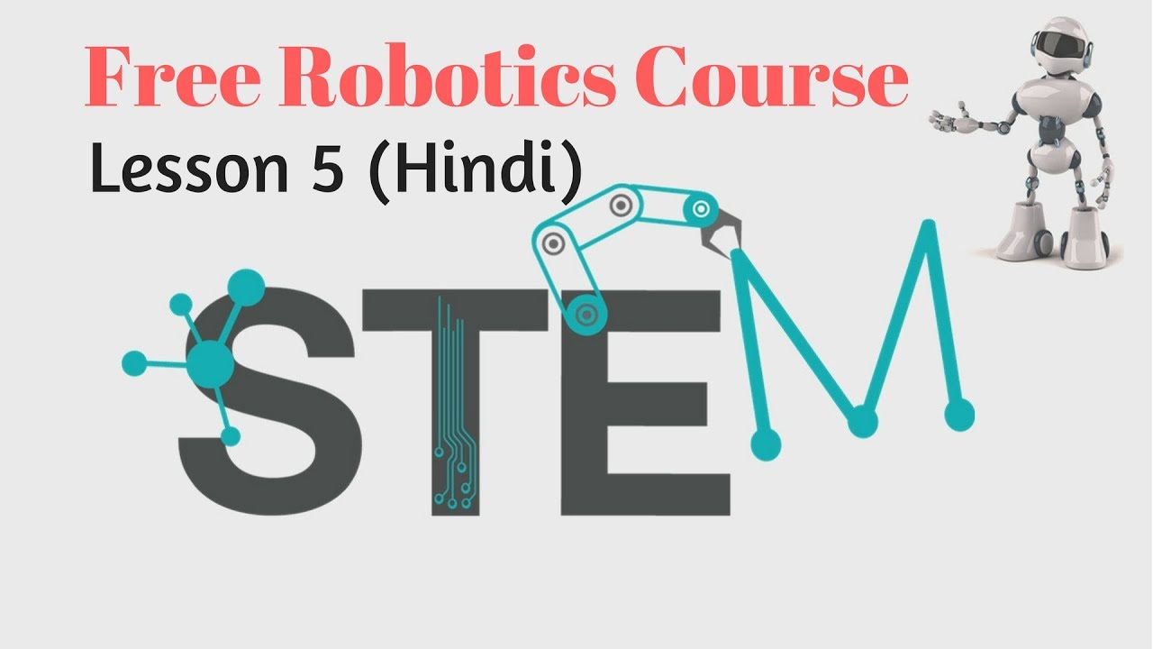 Roboticsforkids's tweet card. Coding and Robotics for kids Course Lesson 5 (Hindi): Coding for...