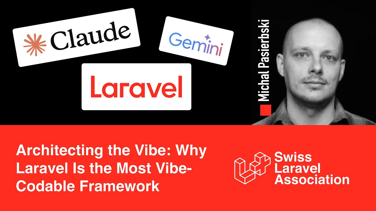 swisslaravel's tweet card. Architecting the vibe: Why Laravel is the most vibe-codable framework...